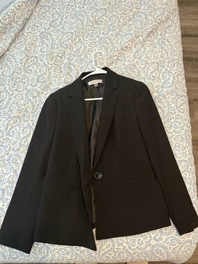 Kasper Black Single-Button Women's Blazer